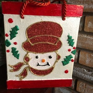 Decorative Cardboard Gift Box “Snowman”